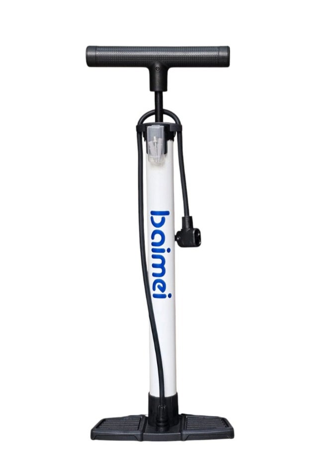 Universal Air Pump with Pressure Gauge – High-Pressure Hand Pump for Football, Basketball, Bicycle, and Sports Balls