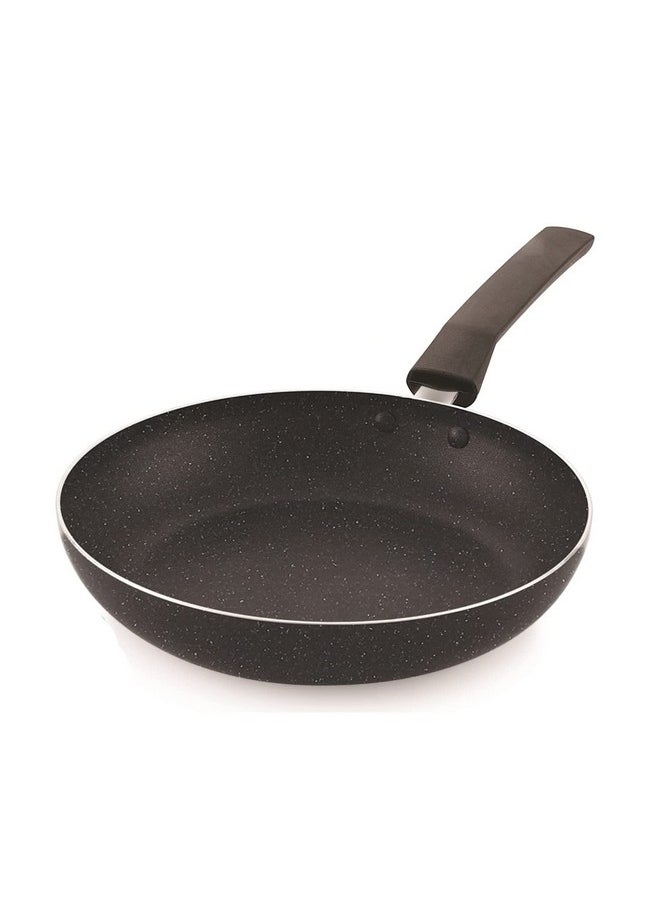Xtend Non-Stick FRYPAN with 2-Way Spatter Finish Induction Flat Base 24cm Frying Pan/Saute Pan/Pot Pan with Steel Lid