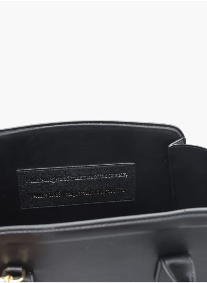 Solid Shopper Bag with Adjustable Strap