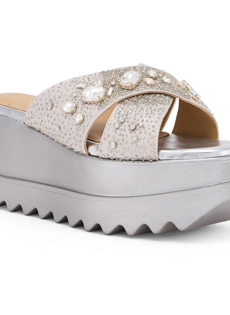 Anaar Be My Hero Sandals, Womens Festive, Special Occasion and Partywear Premium Footwear
