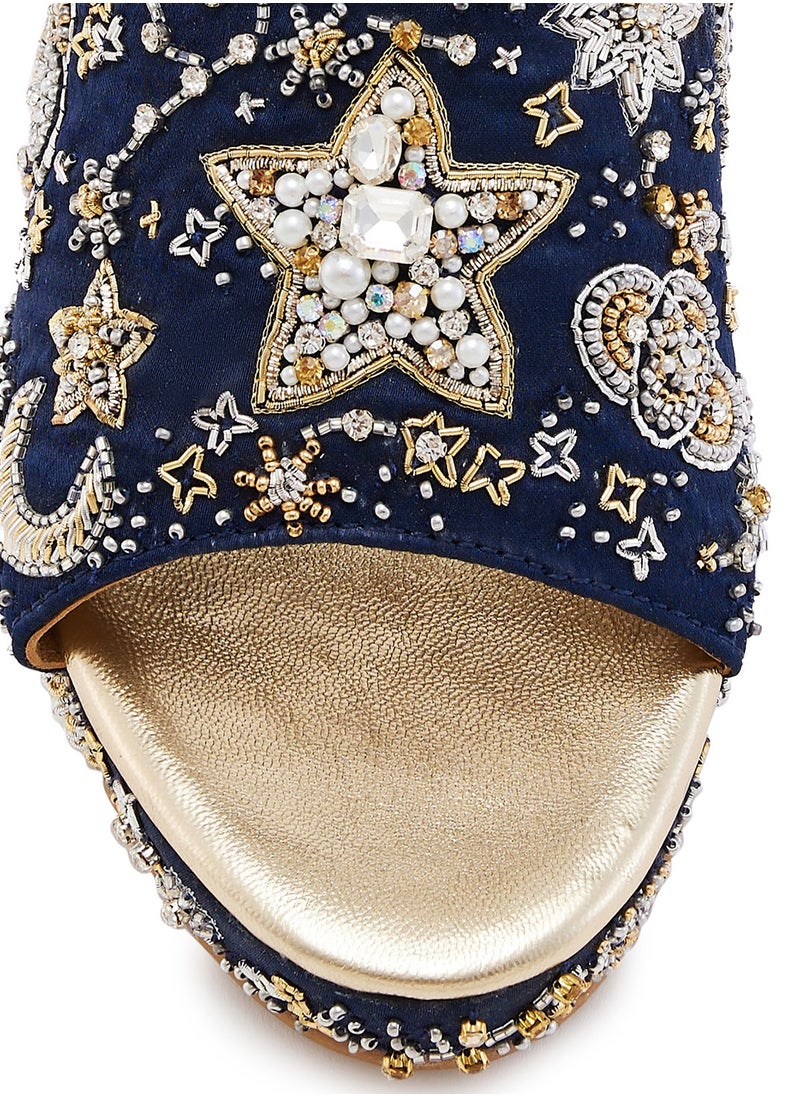 Anaar Glitterati Platform Sandals, Womens Festive, Special Occasion and Partywear Premium Footwear