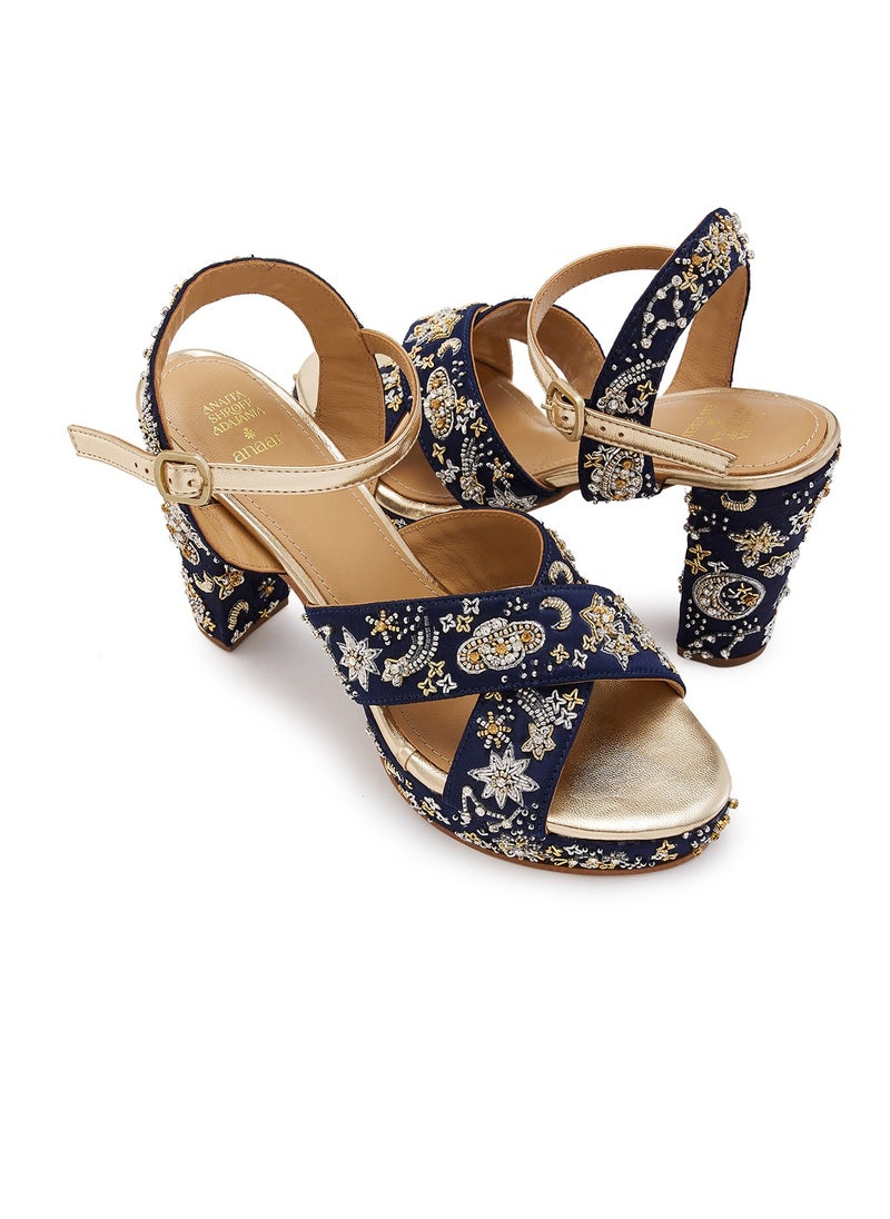 Anaar Starstruck Platform Sandals, Womens Festive, Special Occasion and Partywear Premium Sandals