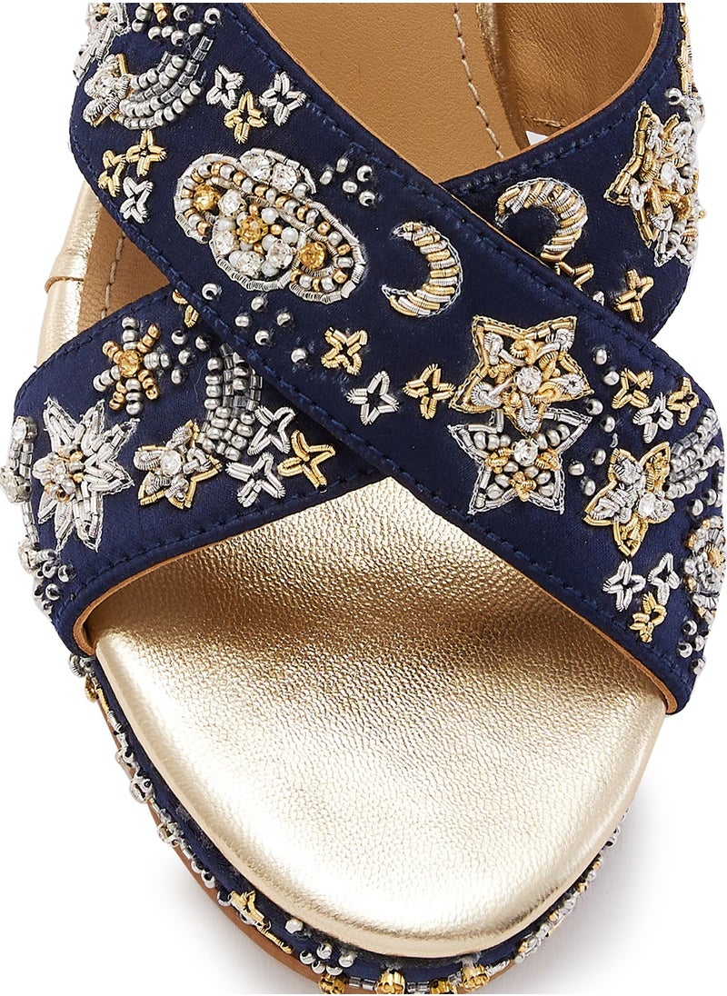 Anaar Starstruck Platform Sandals, Womens Festive, Special Occasion and Partywear Premium Sandals