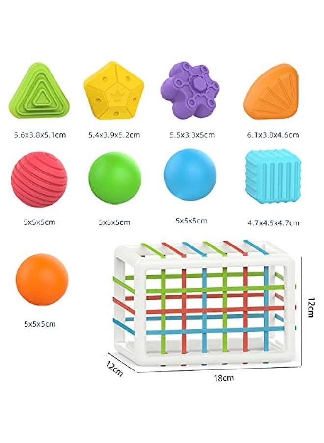 Baby Shape Sorting ToyStacking Baby Toys For Babies Sorting Bin Fine Motor Skill Early Learning Preschool EducationalBaby Shape Sorter Toys For 6 1218 Months