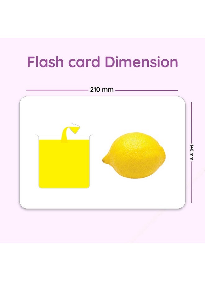 hungry brain Toddler Flash Cards Colours & Shapes, Double-Sided Flash Cards for Toddlers 1-4 Years, 24 Real Image Cards, Montessori Toys, Educational Preschool Learning Activities for Kids