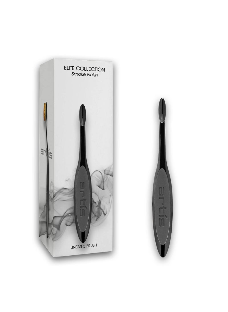 Artis Elite Smoke Linear 3 Makeup Brush | perfect precise liner | upper lash line or lower lashes | Ideal for wider line pattern | special effects makeup