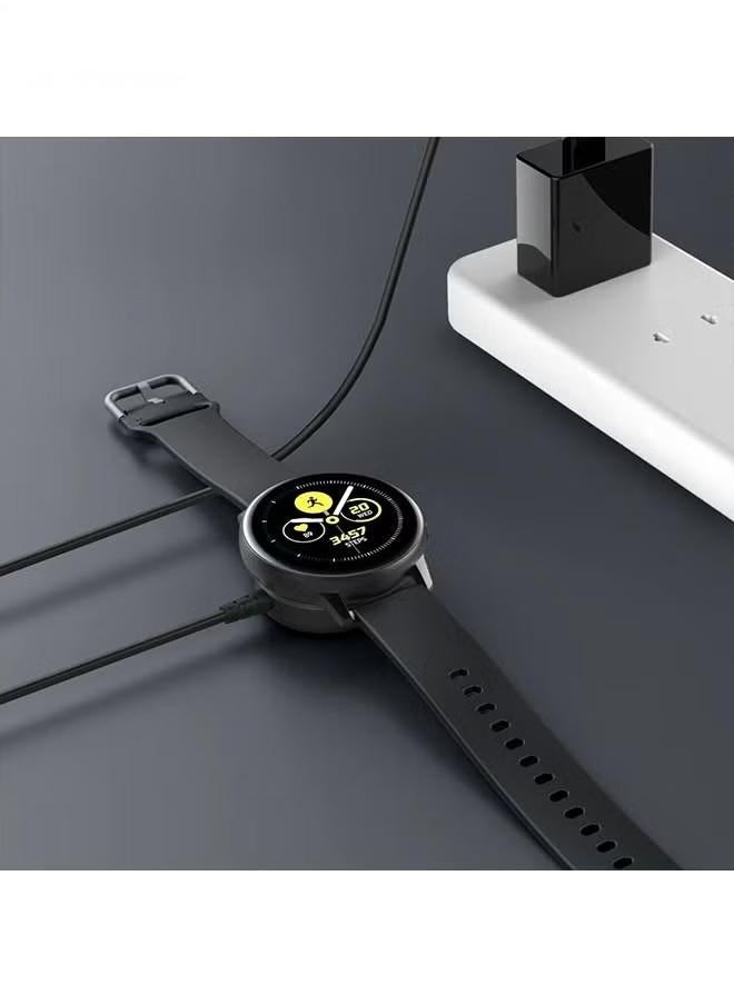 Smart Watch Charger, Compatible with Samsung Galaxy Watch 4/3/Active 2/Active Charger, Replacement USB Charging Cable Cord Dock for Samsung Galaxy Watch 4/Galaxy Watch 3
