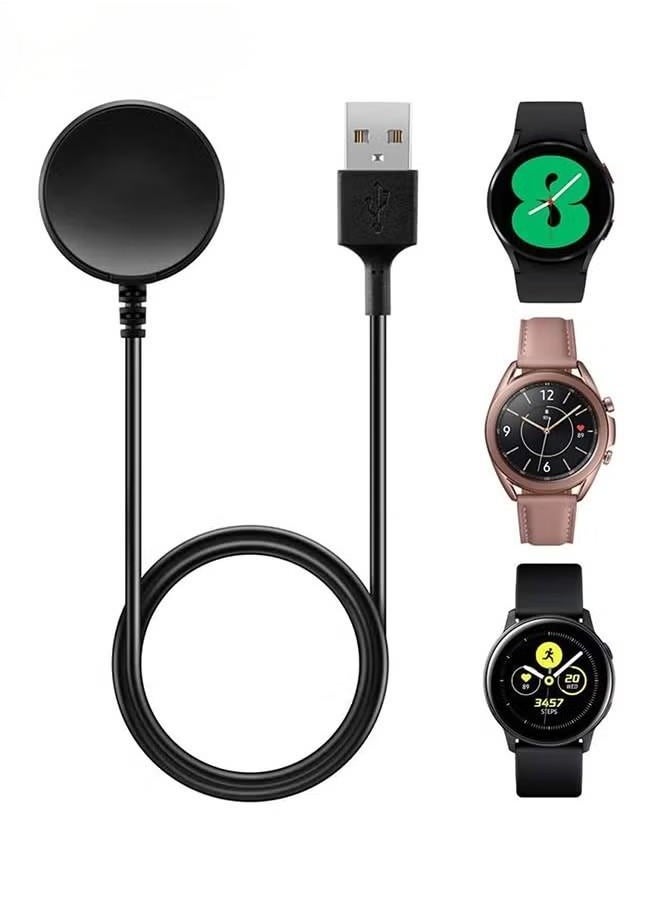 Smart Watch Charger, Compatible with Samsung Galaxy Watch 4/3/Active 2/Active Charger, Replacement USB Charging Cable Cord Dock for Samsung Galaxy Watch 4/Galaxy Watch 3