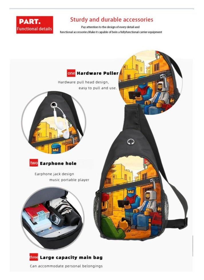 Universal cartoon new three-piece schoolbag - 778