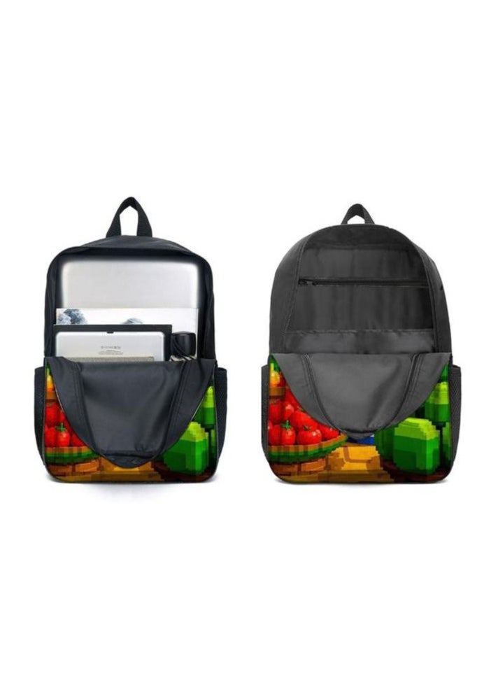 Cartoon three-piece schoolbag with zipper - 926