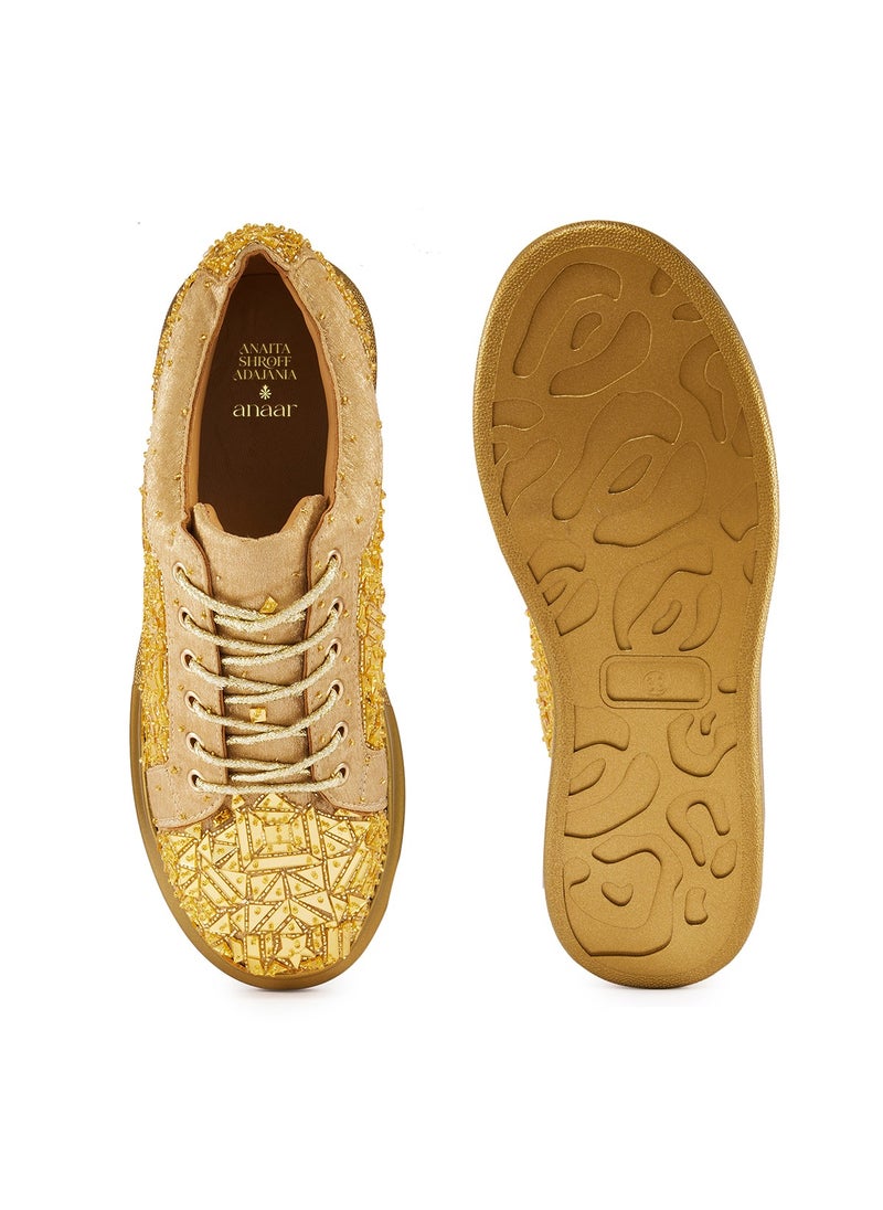 Anaar Terrazzo Classic Sneakers, Womens Festive, Special Occasion and Partywear Premium Shoes