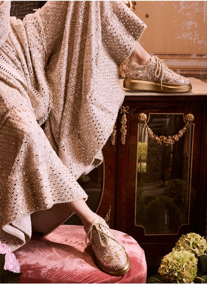 Anaar Me & Mine Classic Sneakers, Womens Festive, Special Occasion and Partywear Premium Shoes