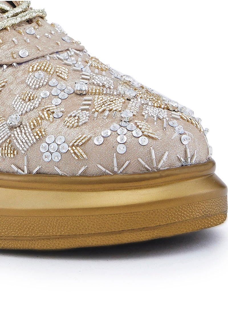 Anaar Me & Mine Classic Sneakers, Womens Festive, Special Occasion and Partywear Premium Shoes