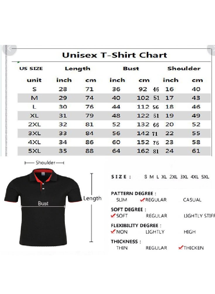 Men's F1 Racing Polo Shirt – Quick-Dry Performance T-Shirt for Motorsport, Cycling & Summer Workwear