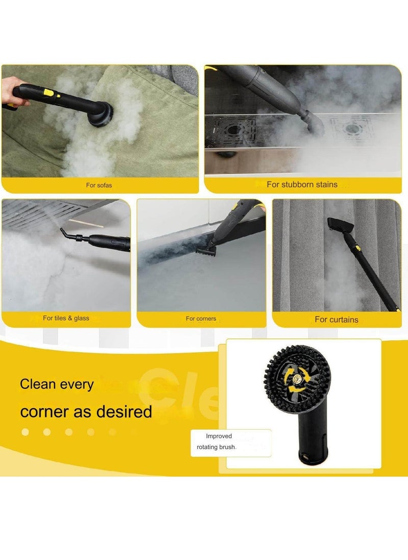 Steam Cleaner, 5Bar Steam Pressure, 5-8Min Heating Time, 2000W, 2L, for Floor Cleaning/Car Cleaning/Sofa Cleaning/Kitchen Cleaning/Toilet Cleaning/Washer Cleaning/Housekeeping