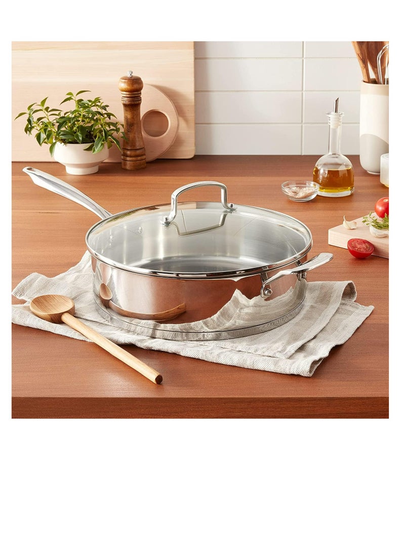 Cuisinart Professional Stainless Saute with Cover, 6-Quart