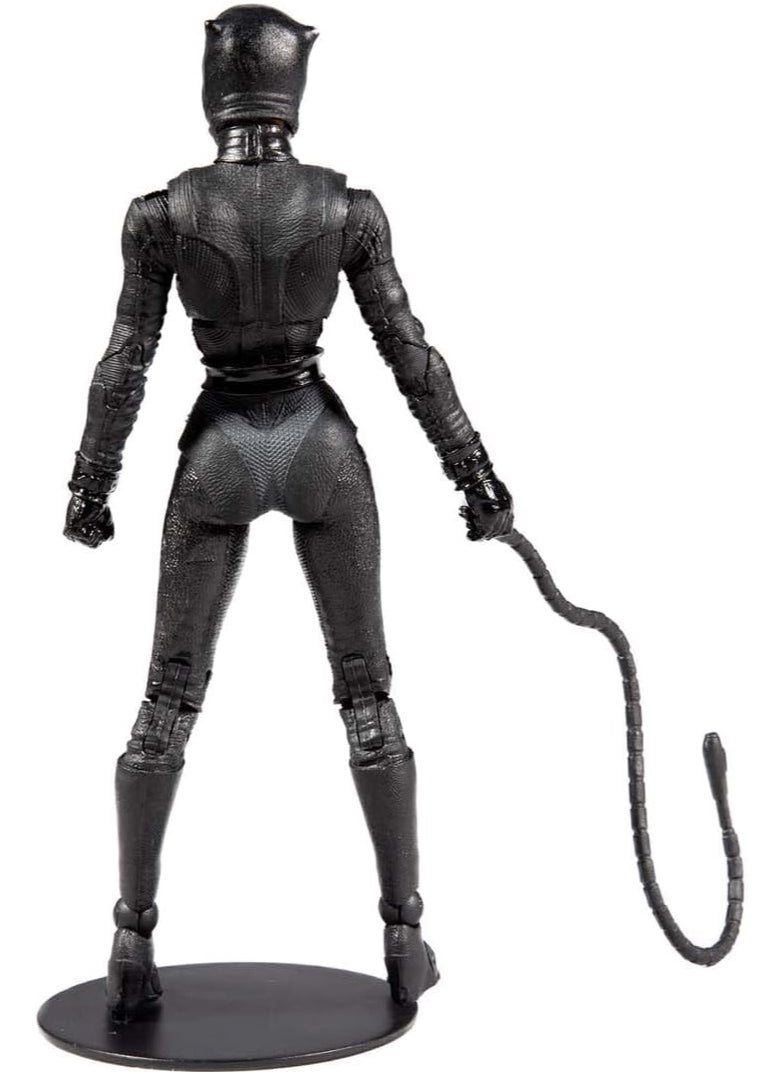 McFarlane Toys- DC Batman Catwoman Masked 7-Inch Action Figure with Accessories, DC Batman Movie Figure with Stand Base