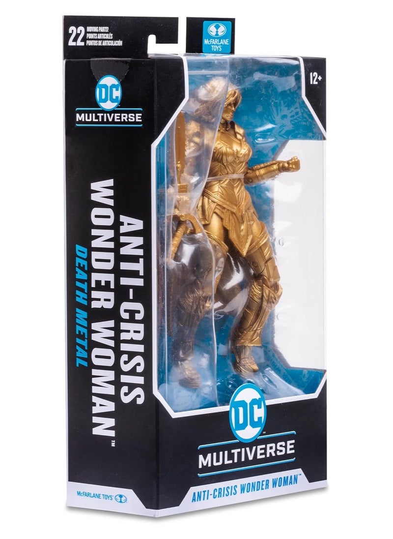 McFarlane Toys- Anti-Crisis Wonder Woman 7-Inch Action Figure with Accessories and Stand Base