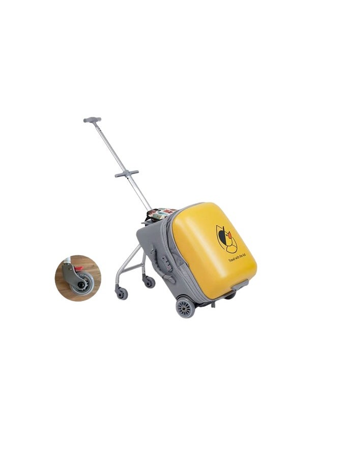 Children Can Ride Luggage Cases, With Two Universal Wheels for Baby and kids