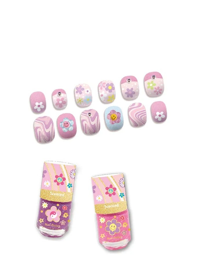 Hot Focus Nail Delight Tie Dye Butterfly Set