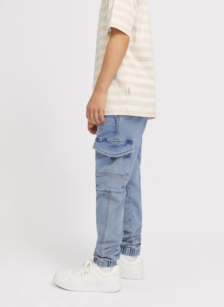 Kids Essential Slim Fit Pocket Jeans