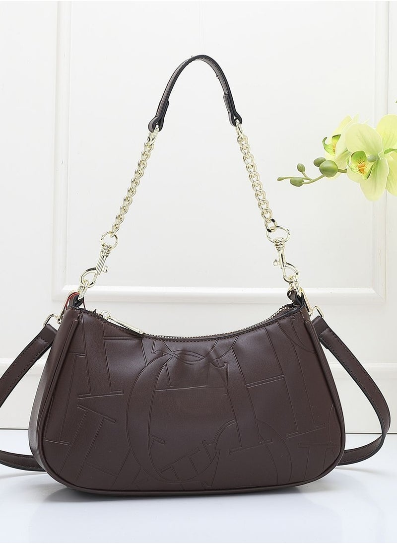 Crescent Shoulder Bag with Adjustable Strap