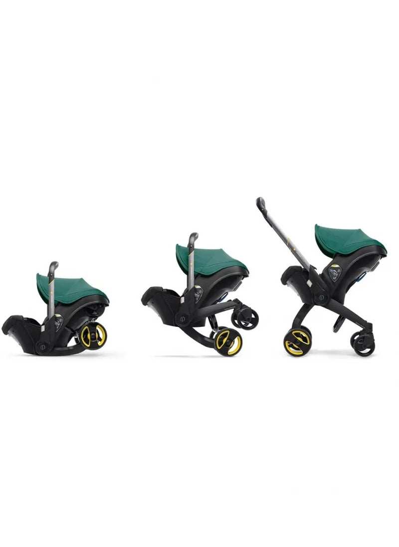 2-in-1 Baby Car Seat & Stroller Combo – Instant Convertible Travel System for Newborns to Toddlers | Ultra-Lightweight Rust-Free Aluminum Frame | Ergonomic Support with Side-Impact Protection | UPF 50+ Sun & Water-Resistant Canopy | Airplane & Public Transport Friendly | Compact, Space-Saving Design for Hassle-Free Travel | Stylish Modern Look with Charcoal Frame & Bold Colors