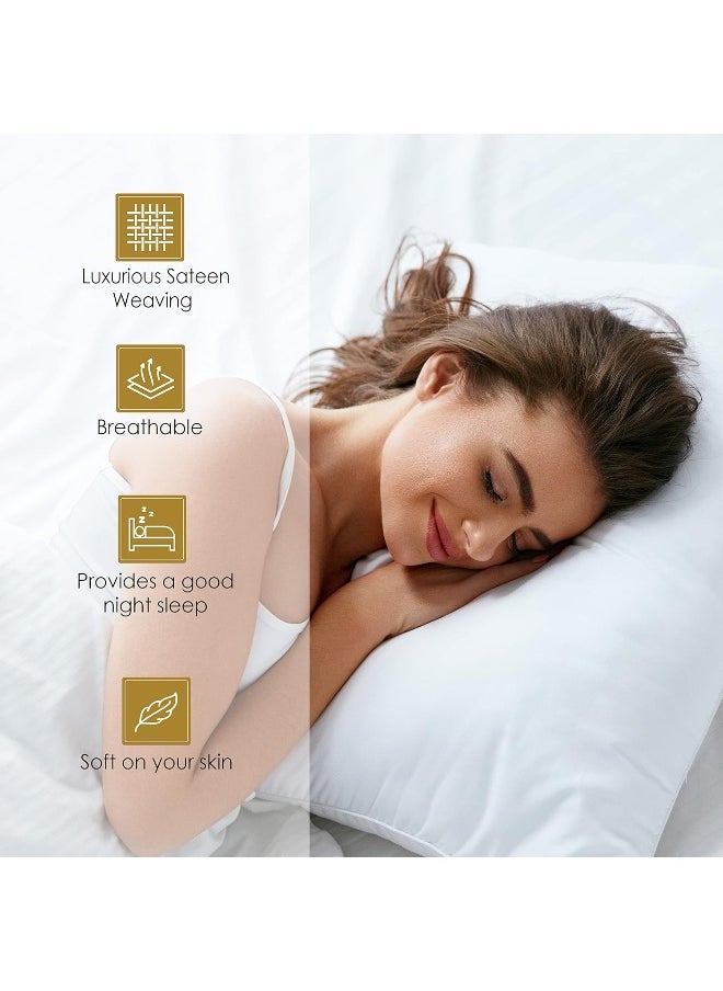 Superior 400 Thread Count Egyptian Cotton Material Sheets, Modern Solid Deep Pocket Soft Bed Sheet Set, Full, Teal