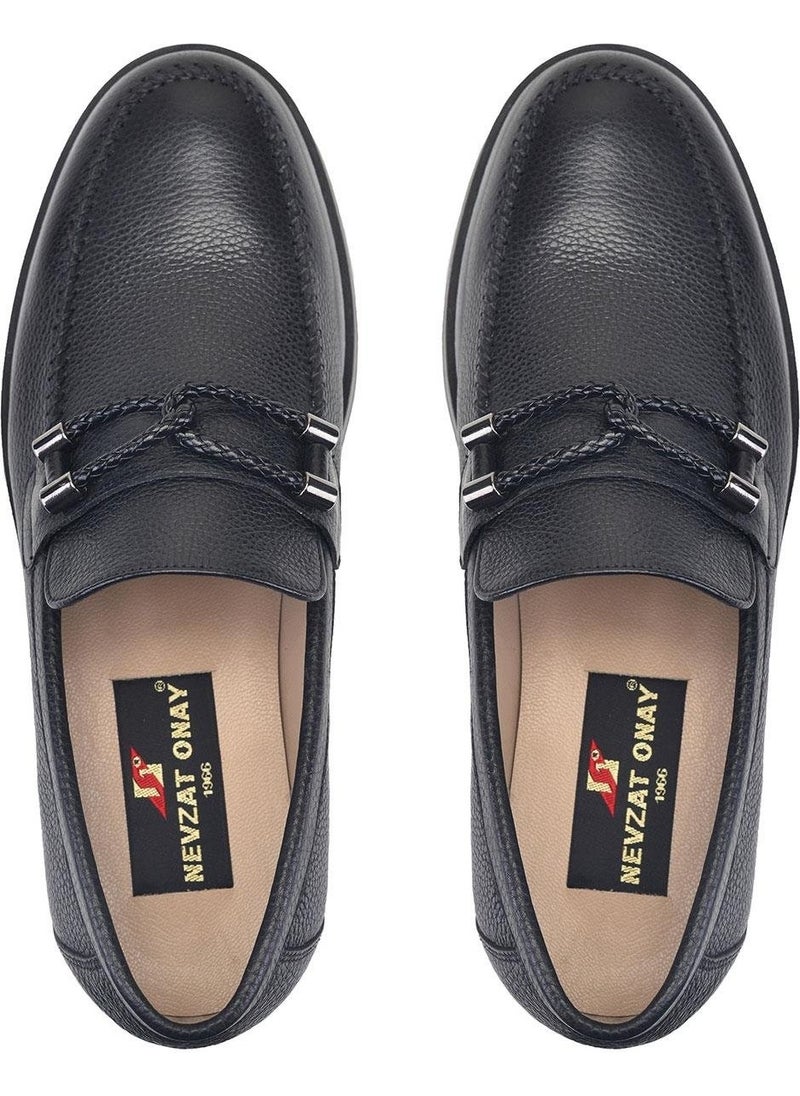Black Laceless Men's Shoes -59621-