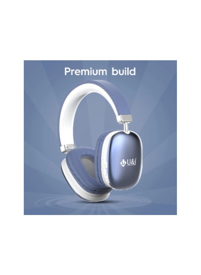 U&i Cuba Series 90 Hours Music Time Bluetooth Headphone 60MS Low Latency for Gaming