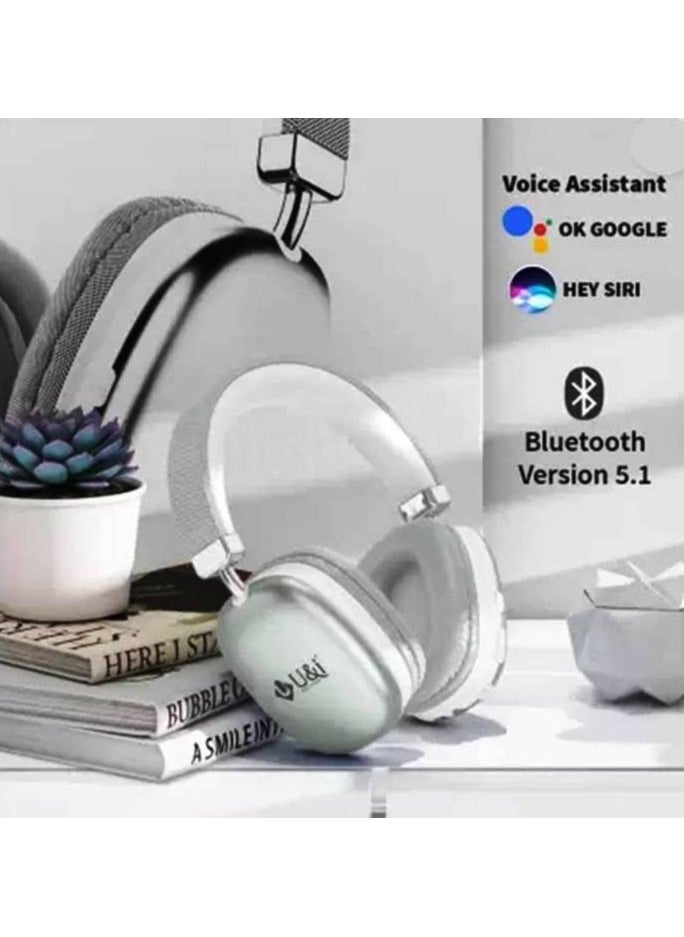U&i Cuba Series 90 Hours Music Time Bluetooth Headphone 60MS Low Latency for Gaming