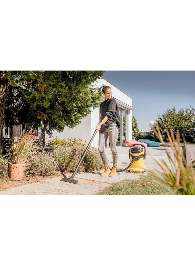 WD 5 V Wet & Dry Multi-Purpose Vacuum Cleaner, 25L, 1100W, Blower Function 25 L 1100 W 16283020.0 Yellow