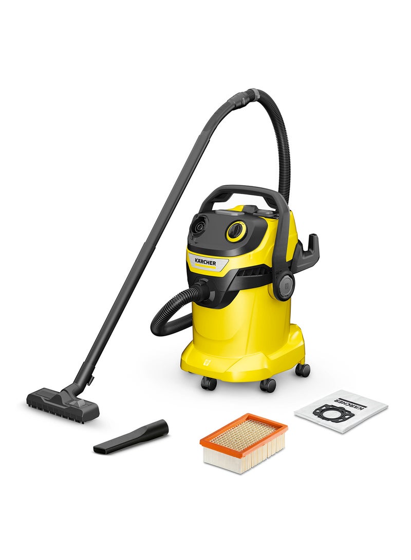 WD 5 V Wet & Dry Multi-Purpose Vacuum Cleaner, 25L, 1100W, Blower Function 25 L 1100 W 16283020.0 Yellow
