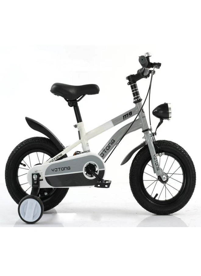 16-Inch Kids' Bicycle with Training Wheels and Front Light