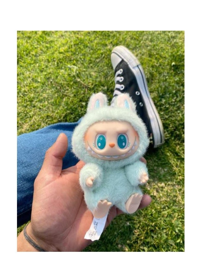Labubu Plush Toy，Labubu Second-Generation Party Series, Cute Keyring, 13cm