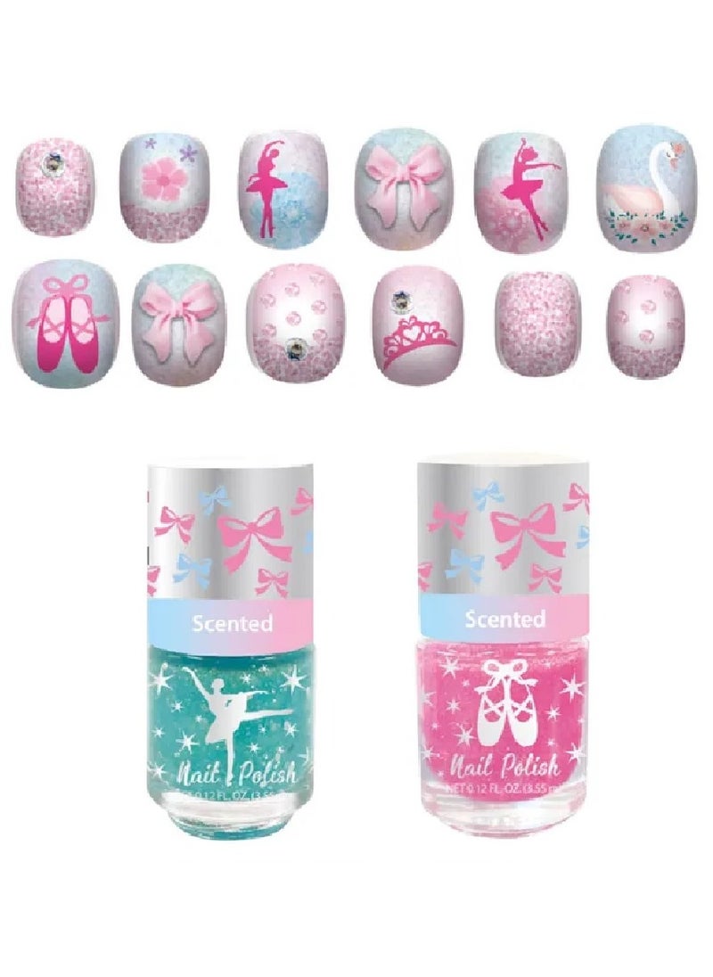 Hot Focus Love Nails & Scented Nail Polish Set