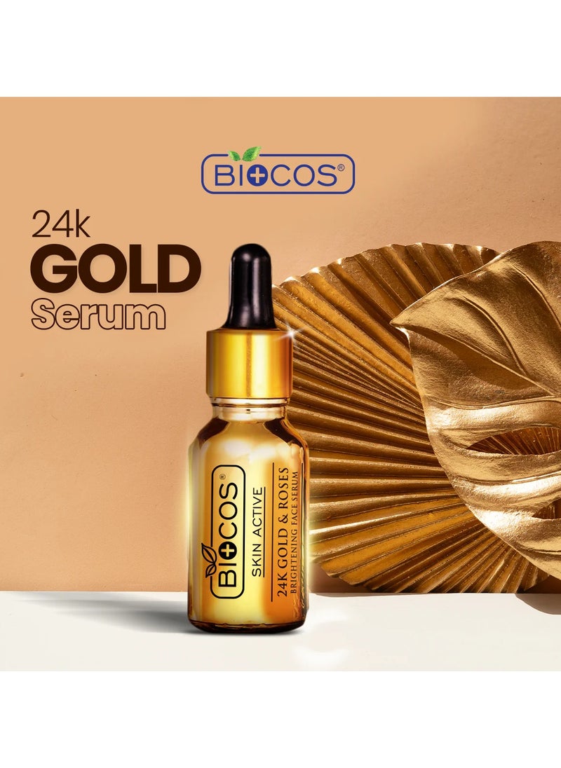 24K Retinol Gold Serum – Anti-Aging & Whitening With Rosehip, Pumpkin Seed & Argan Oils – Reduces Wrinkles, Restores Elasticity, And Prevents Premature Aging – 15ml