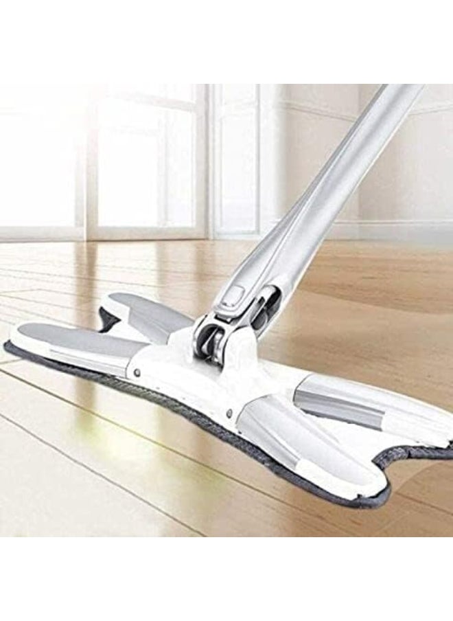 SUPAAR Spray Mop for Floor Cleaning, Wet and Dry Floor Cleaner, 360 Degree Spin Microfiber Dust Kitchen Mop with Washable Pad (grey)