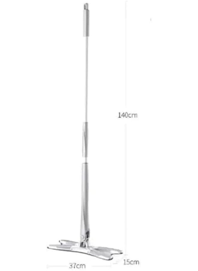 X-type Microfiber Floor Mop Hand-free Wash Spin Strong Water Absorption Cleaning Tools Long Handle Manual Extrusion Household