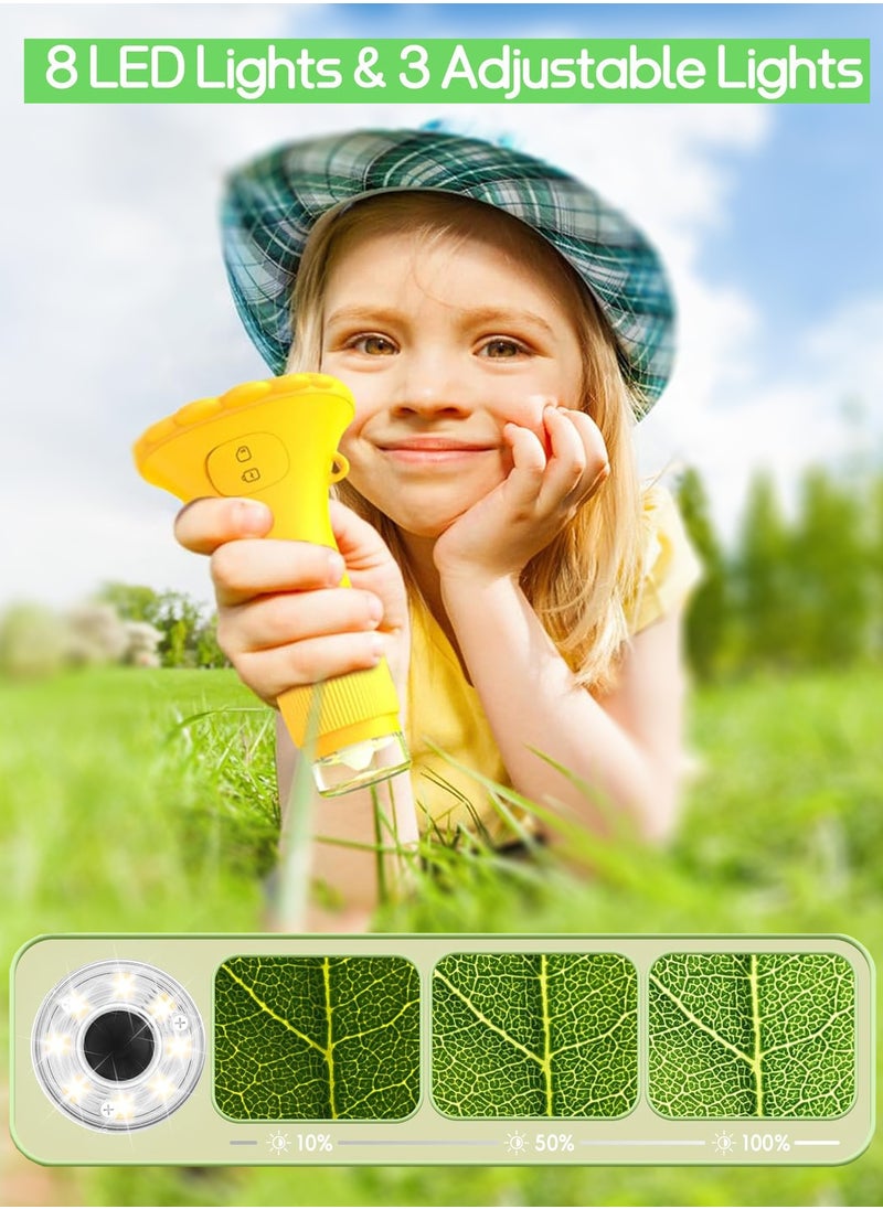 Kids Microscope Pocket Microscope - 1000X Portable Microscope for Kids | Photo and Video Mini Microscope | 2'' Digital Little Scientist Microscope for Kids Over 3 Years Old