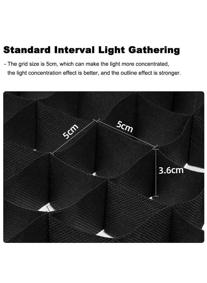 50x70cm  Rectangle Strip Softbox Honeycomb Grid （Grid Only）Internal adhesive style