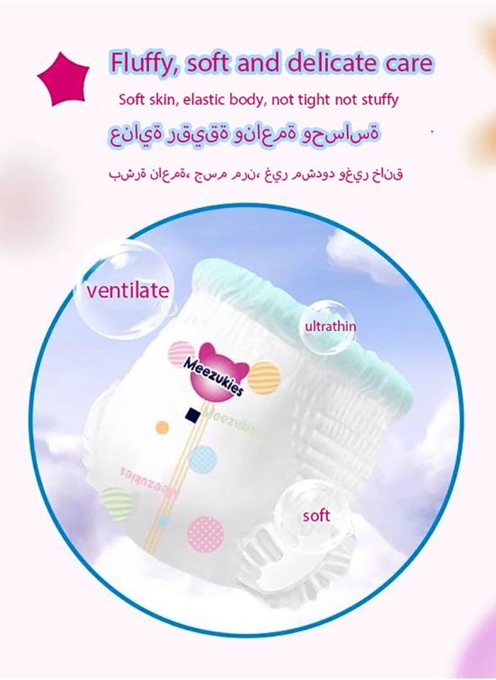 Baby Comfort Fit Pants Diapers, XL Suitable for babies 12-17 Kg, 46 Diapers  Instant Absorption Core Carefully chosen breathable base film