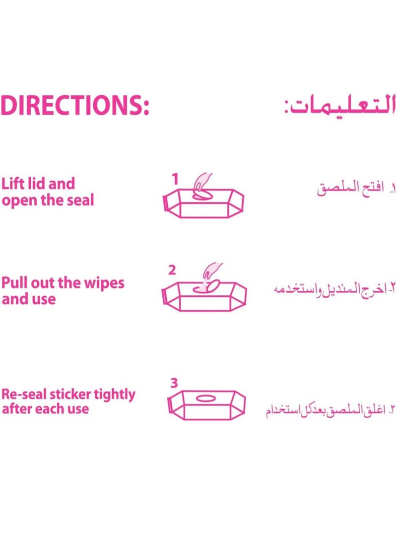 Baby Wipes, 99.9% Purified Water and Aloe Vera Extract, 480 Wet Wipes, 6 Packs, 100% Biodegradable, Hypoallergenic, Sensitive Protect Water Wipe