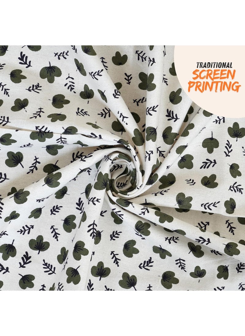 Hashcart Printed Bedsheet for Single Bed Premium Cotton Sheet | No Pillow Covers (150x230 cms)