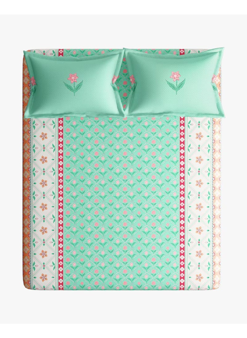 Portico New York Double Bedsheet Set with 2 Pillow Covers (224x254CM) (Sparkle 6)