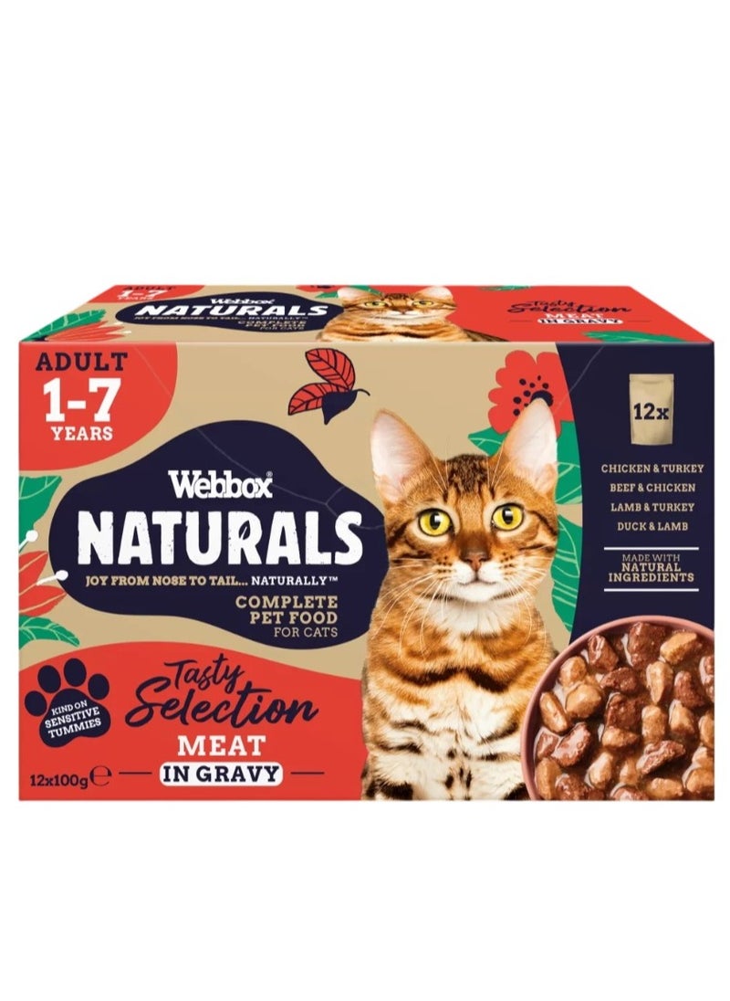 Natural Cat Meat Gravy Selection