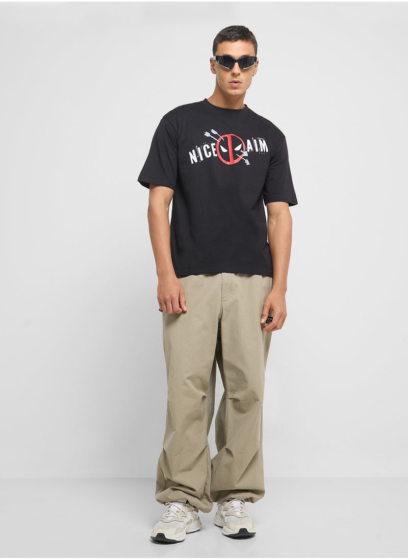 Mens Over Size Crew Neck