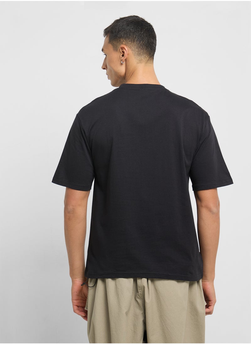 Mens Over Size Crew Neck