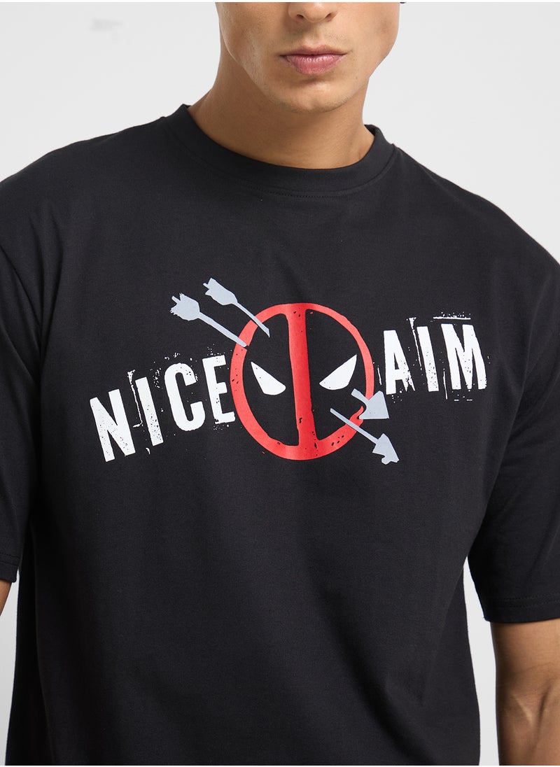 Mens Over Size Crew Neck