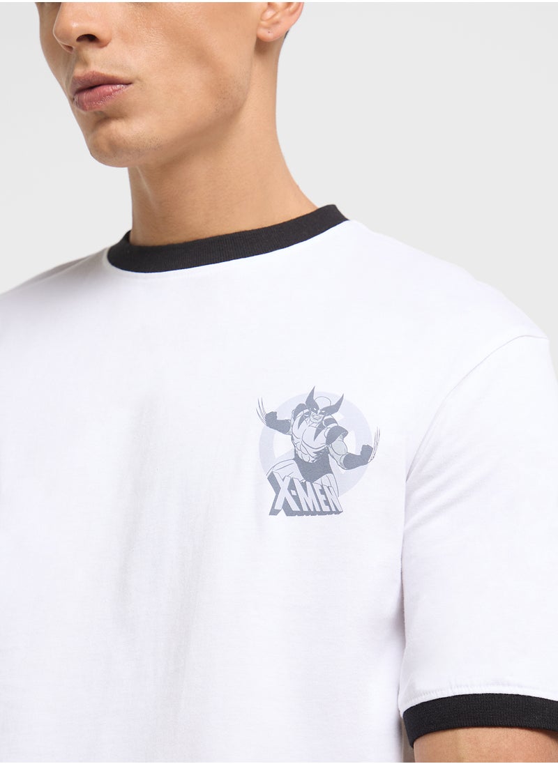 Mens Over Size Crew Neck